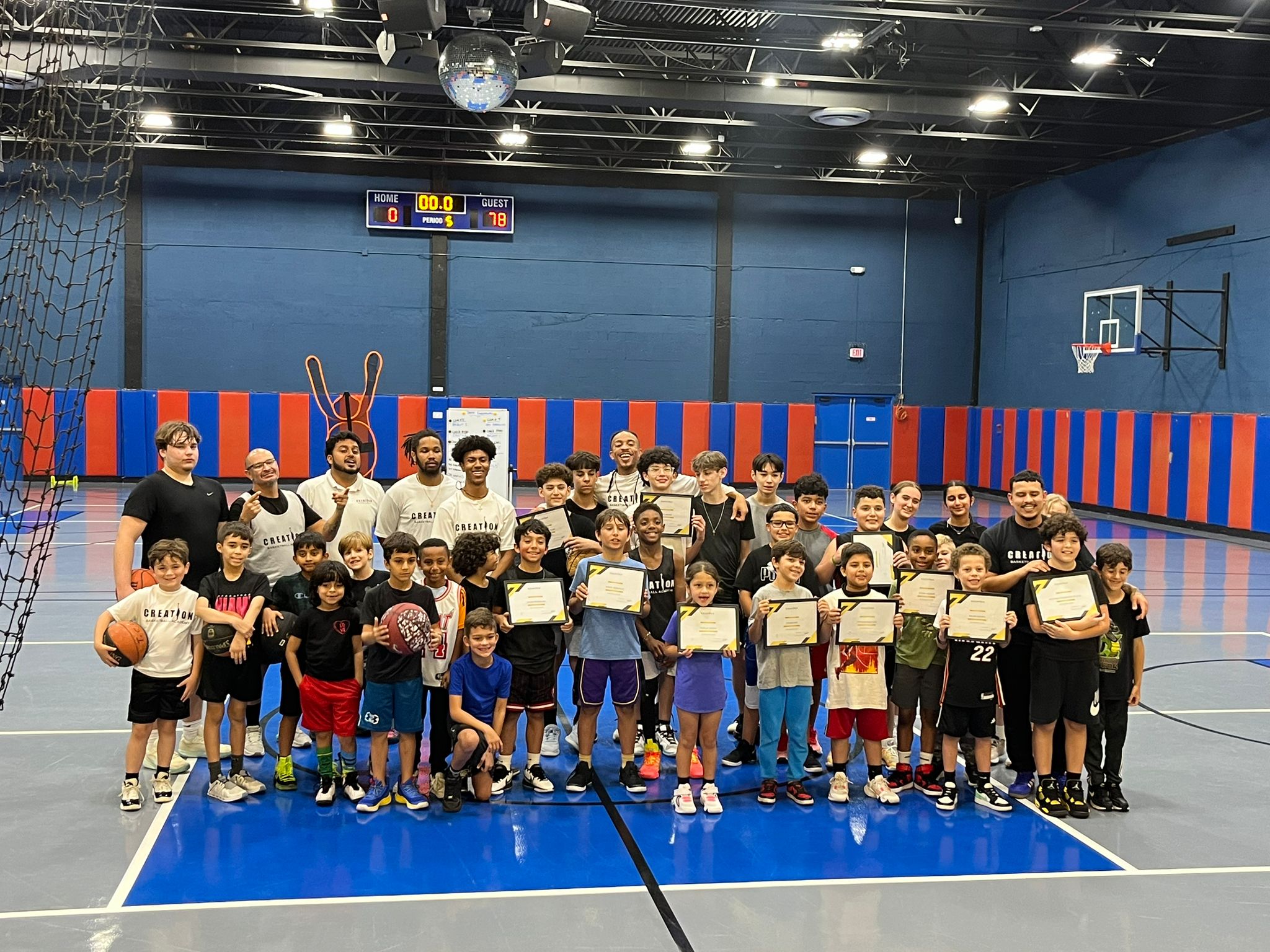 Camp graduation certificates