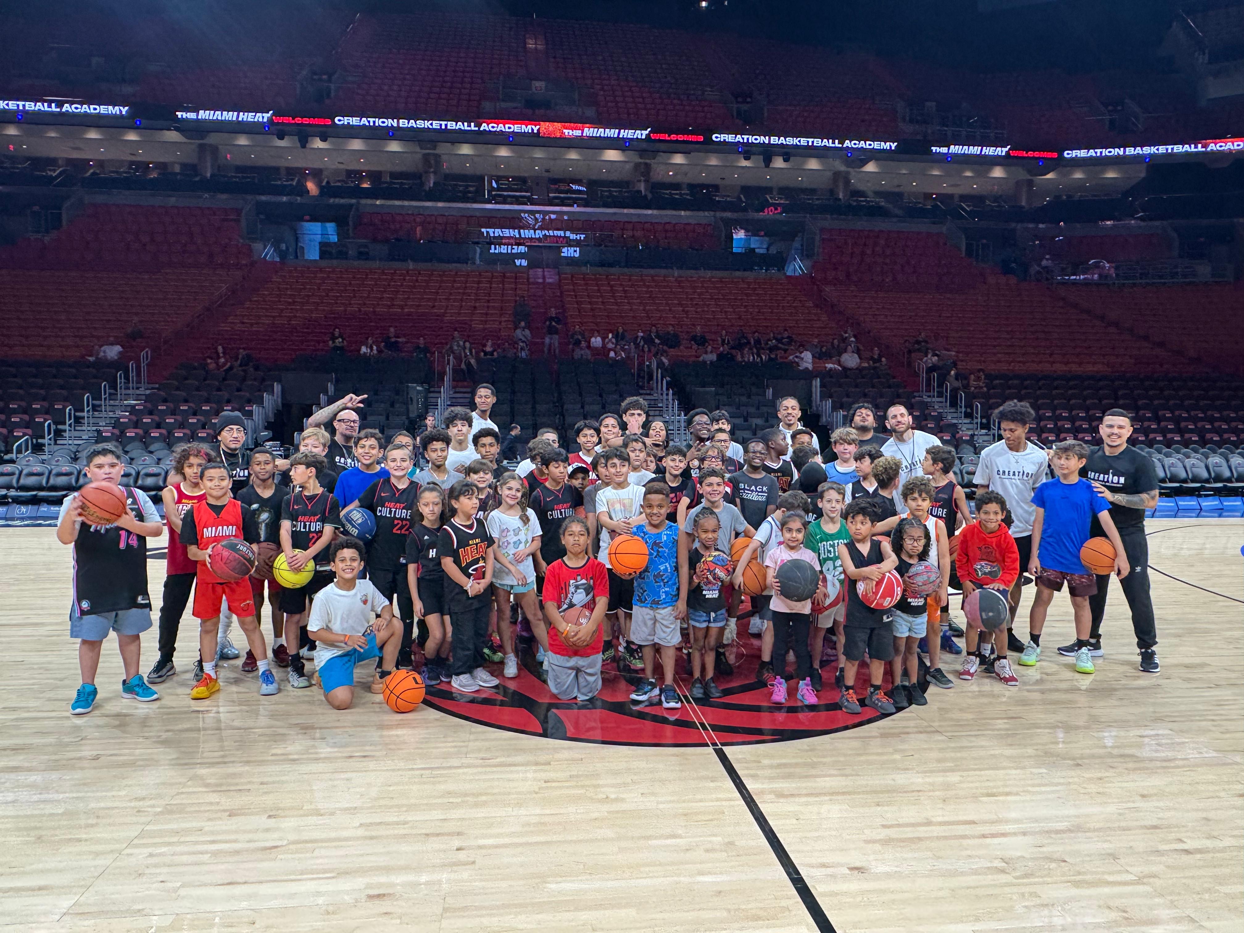 Creation team at Kaseya Center